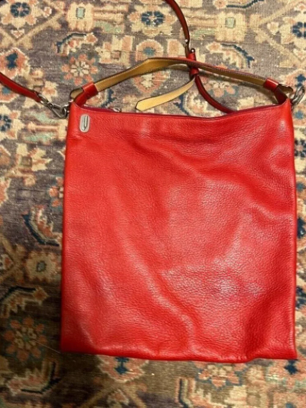 Reed Krakoff Locking Shoulder Crossbody Handbag 2000's Y2K Coach Slouchy